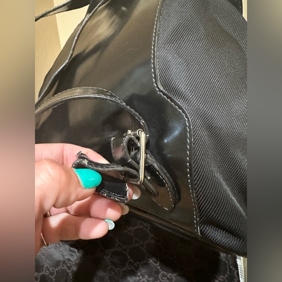 Auth. Gucci Nylon and Leather Bamboo Backpack - Picture 3 of 10